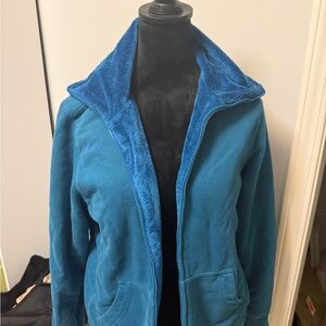 L.L. Bean Teal full zip Jacket